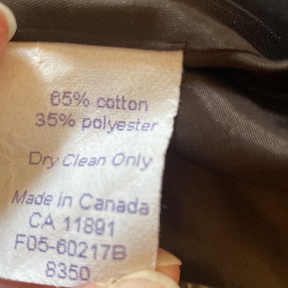 Tobias Plum Size 10 Slight shoulder padding Cotton Poly 3button - Picture 13 of 13